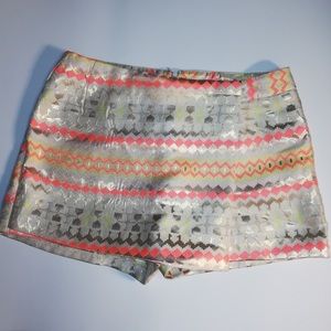 Mustard Seed Neon-Metallic Skort